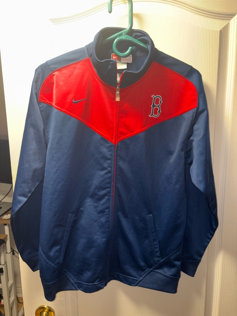 Nike Boston Red & Navy Full-Zip Track Jacket